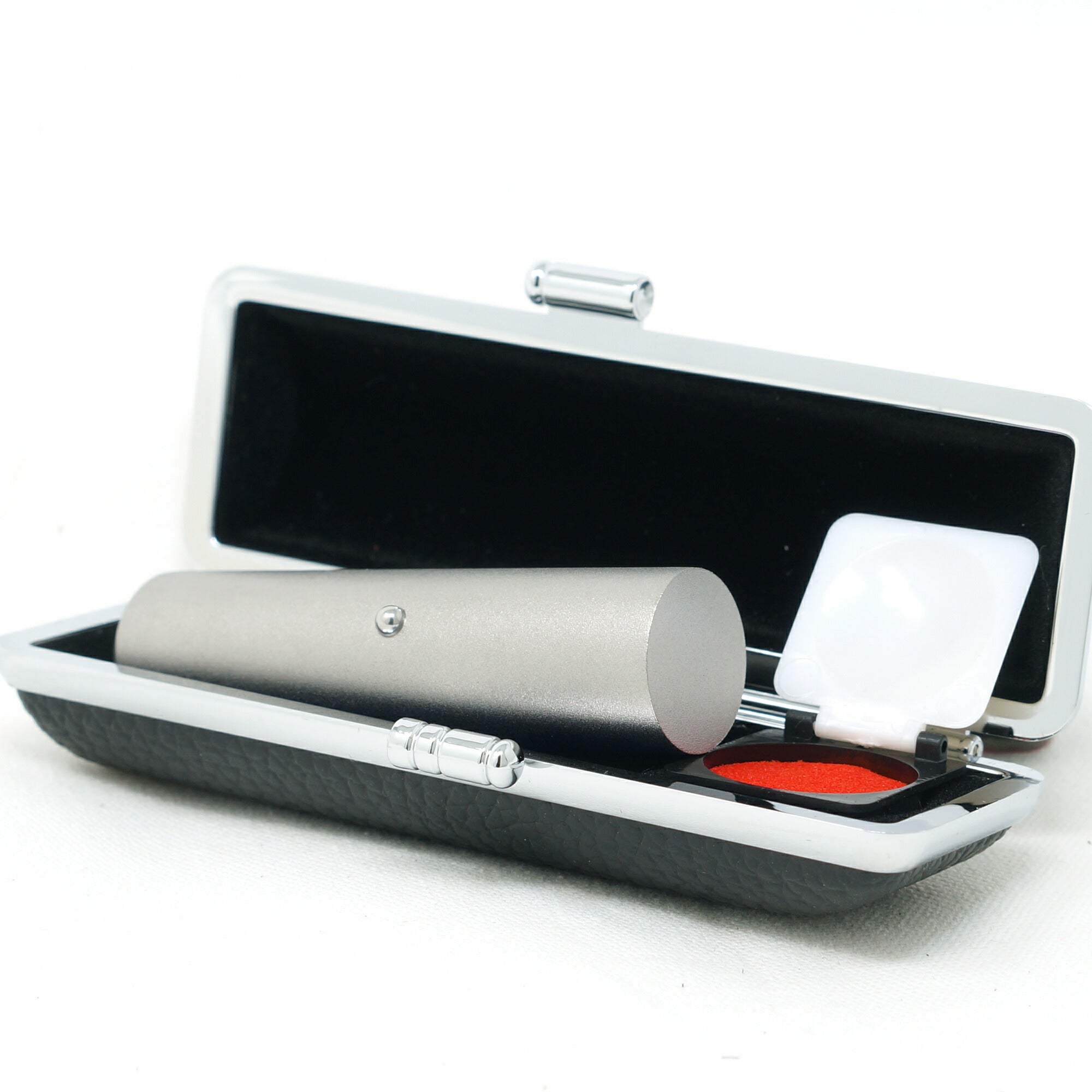 法人印鑑 銀行印 16.5〜18mm チタン 目印付き 石アタリ