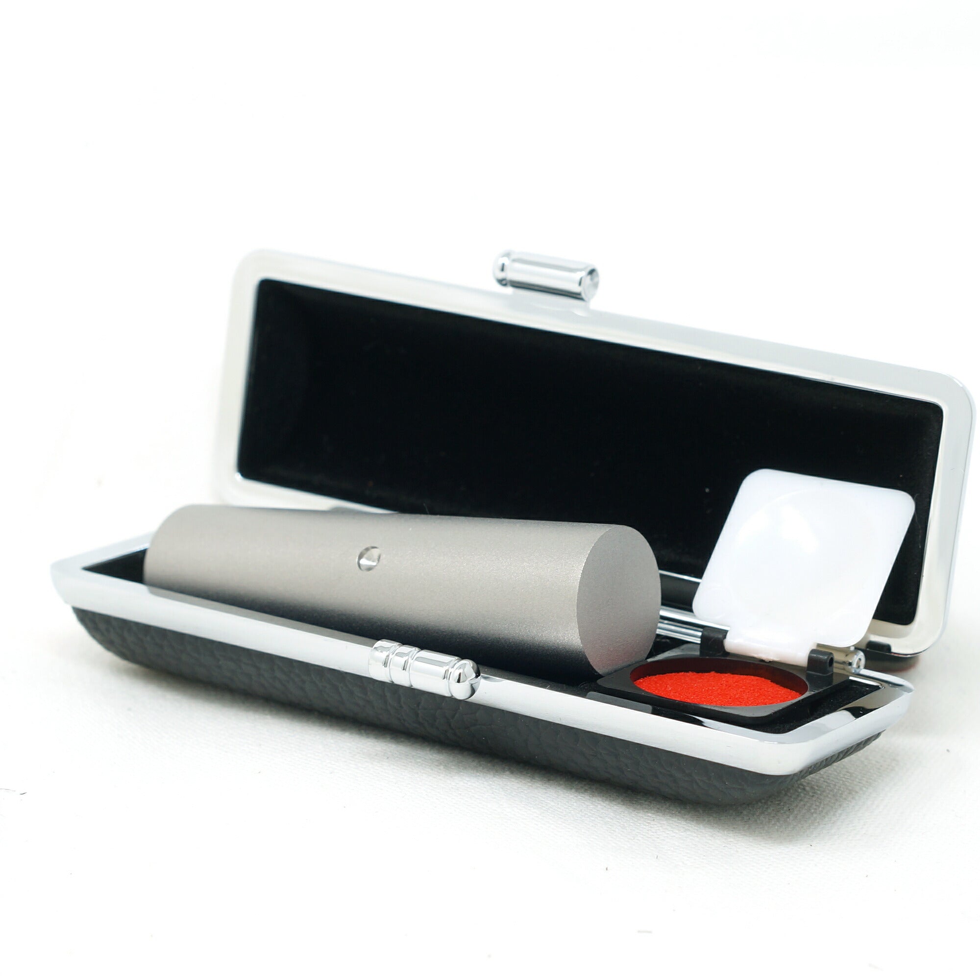 個人印鑑 実印 選べる6サイズ チタン 目印付き 石アタリ