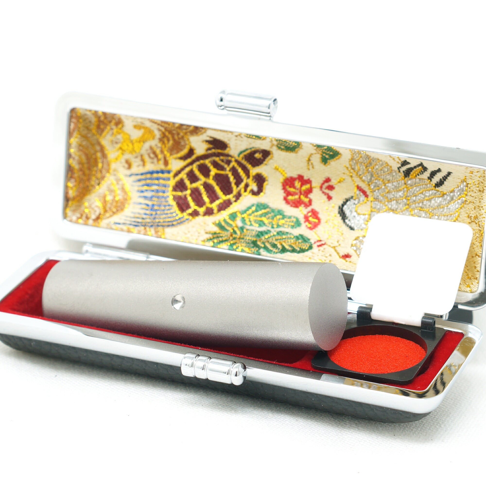 個人印鑑 実印 選べる6サイズ チタン 目印付き 石アタリ