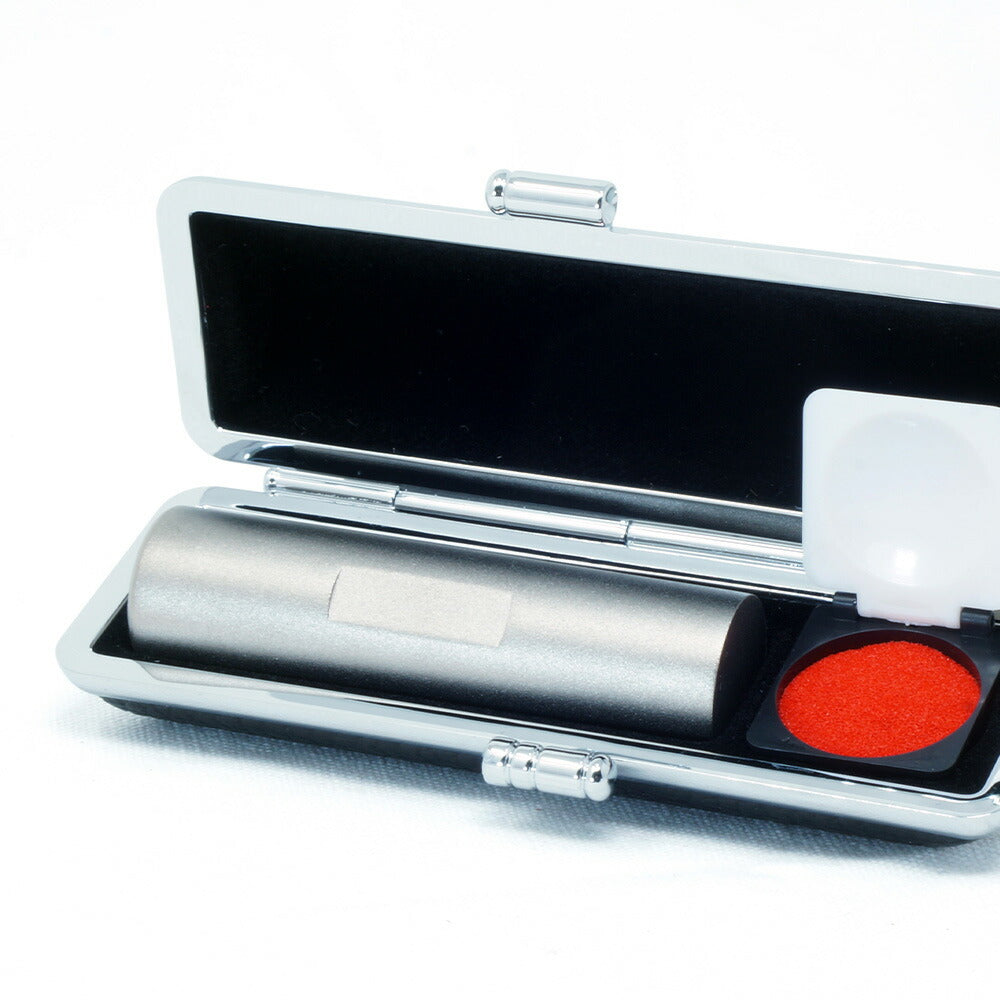 個人印鑑 実印 選べる6サイズ チタン 目印付き 平アタリ