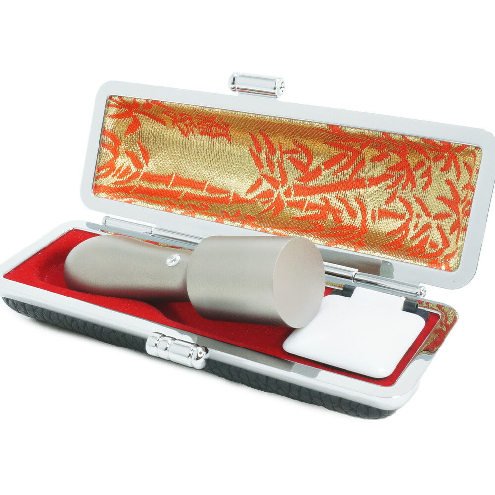 法人印鑑 代表印 天丸16.5〜18mm チタン 目印付き 石アタリ